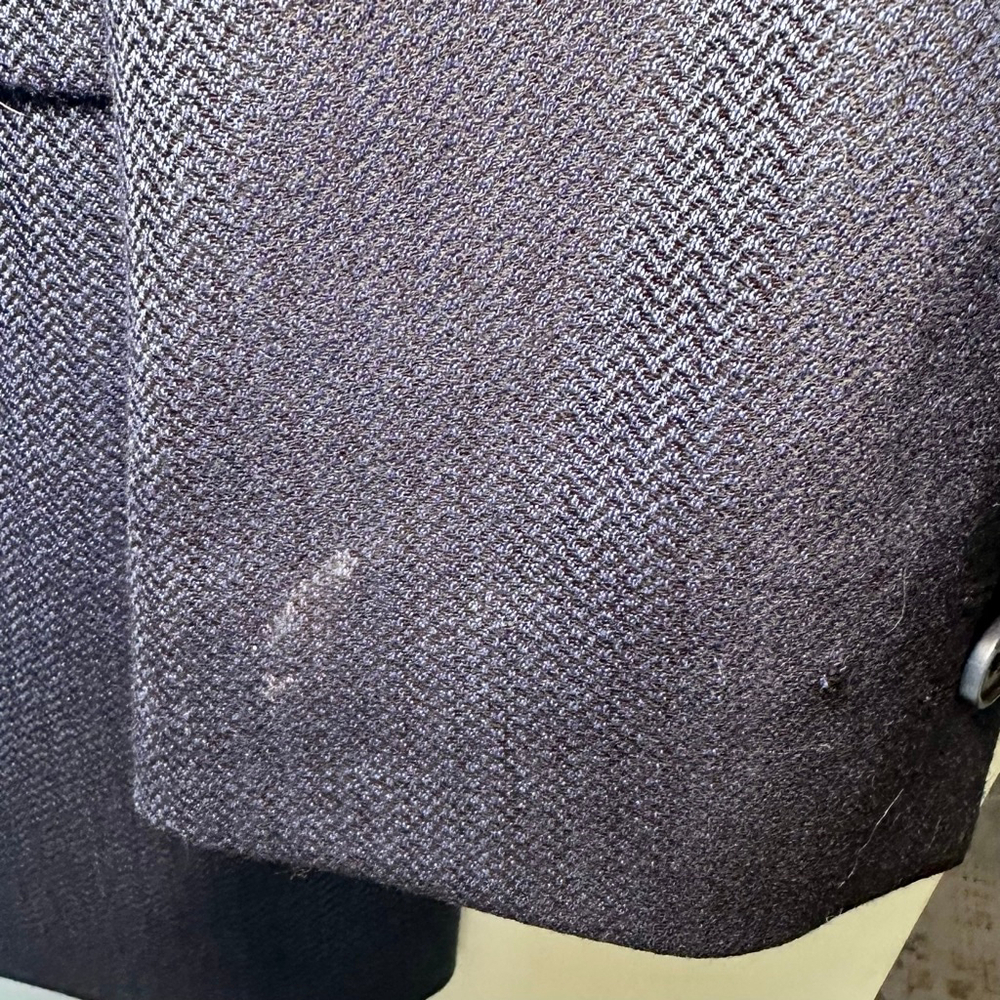 Men's Turnbury Navy Blue Wool Sport Coat Blazer 42L - Picture 5 of 5